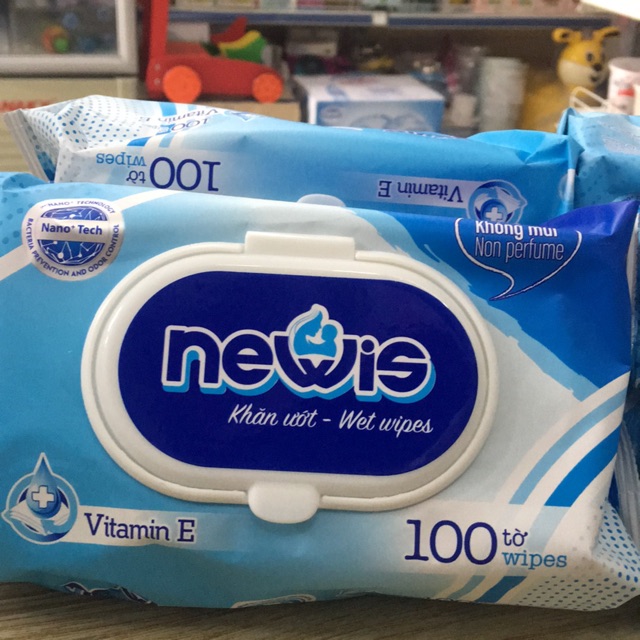 Giấy ướt Newie không mùi 100 tờ