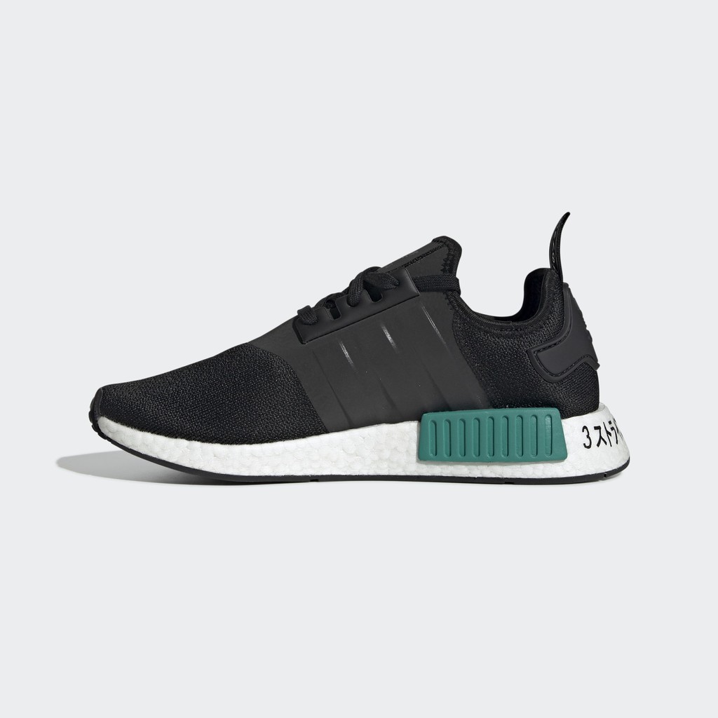 (100% chính hãng Adidas) Giày Adidas NMD R1 “Core Black/Green and Red”