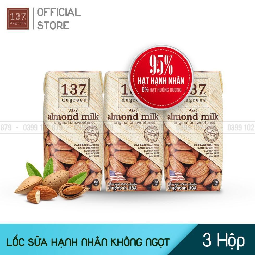 Thùng mini 4 Lốc Sữa Hạt mix vị 137 Degrees Thái Lan - 12 Hộp 180ml