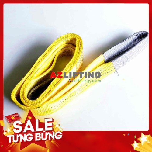 Dây cáp vải cẩu hàng bản dẹp 3 tấn 2 mét hệ số an toàn 5:một