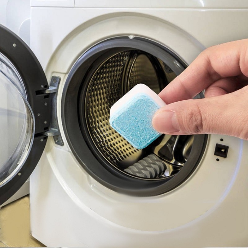 Viên Tẩy Lồng Máy Giặt Hiệu Quả Tác Dụng Diệt khuẩn và Tẩy Hủy Các Chất Bẩn Làm Sạch Lồng Giặt Hộp 12 Viên
