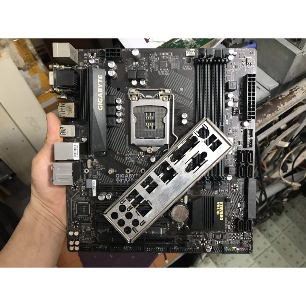 bo mạch chủ máy tính Giga B250M D3H 4 khe ram ddr4 socket 1151 v1 mainboard Main PC B250 Gigabyte rev 1.0