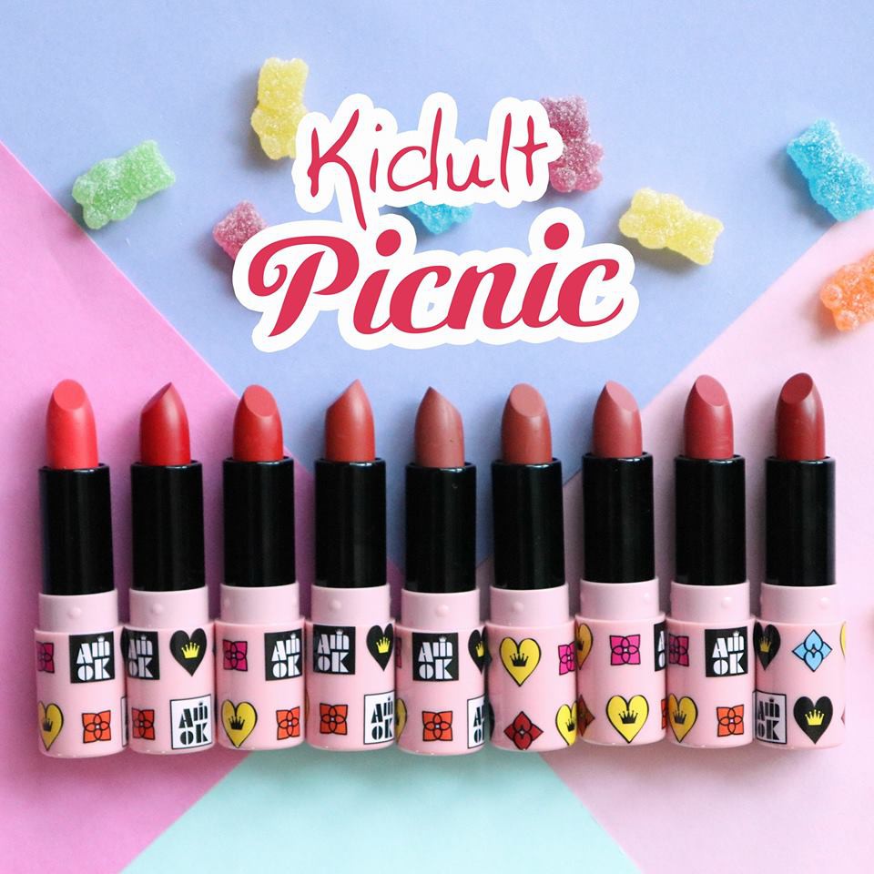 Son thỏi cực dễ thương Amok Kidult Picnic Lipstick