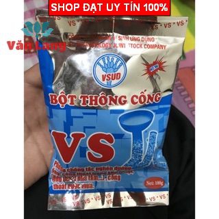 Bột thông cống VS gói 100gr siêu hiệu quả