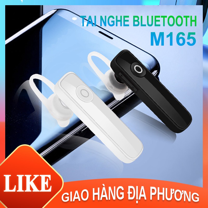 M165 Tai nghe bluetooth Gratified businessTai nghe Bluetooth trong tai mini không dây, xe hơi, thể thao  [EJ100001]