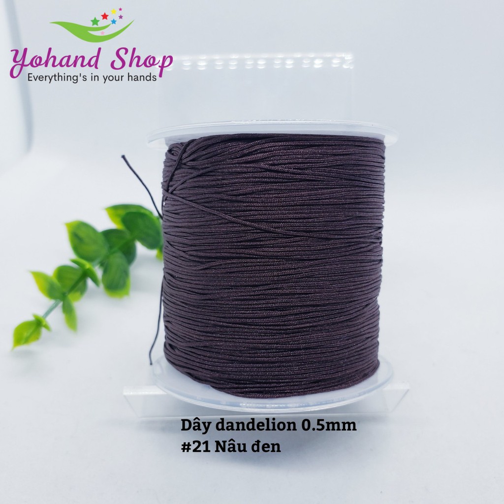 Dây dù dandelion 0.5mm (Giá/bó 10m) - Bàng màu 2/2 - thắt vòng handmade