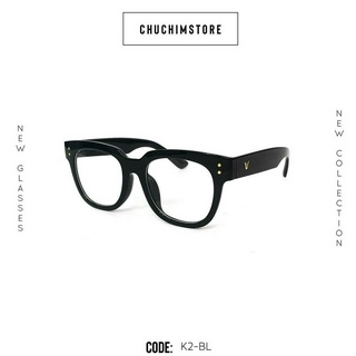 Kính GM Chữ V Gọng Kính Cận Vuông Thời Trang Unisex - K002