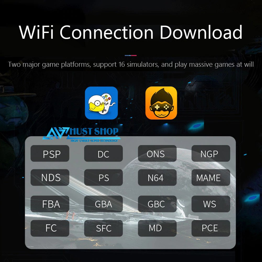 Máy Chơi Game X15 Hệ Điều Hành Android 7.0 Hỗ Trợ Full game PSP/PS1/N64 Cân God Of War/PUBG Màn Hình Cảm Ứng | BigBuy360 - bigbuy360.vn