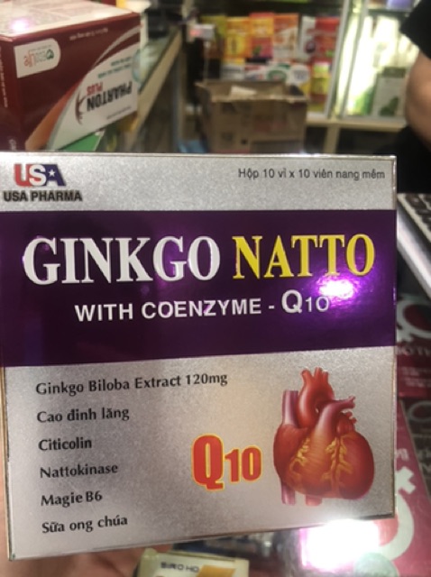 Viên Uống Bổ não Ginkgo Natto with Coenzyme Q10
