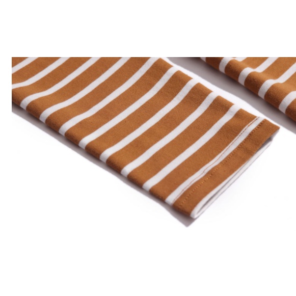 Áo thun tay dài cổ chữ V thời trang cho phụ nữ trung niên