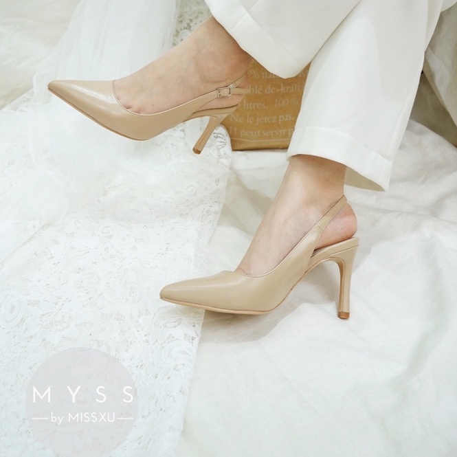 Giày nữ sling back 9 cm thời trang MYSS - CG181