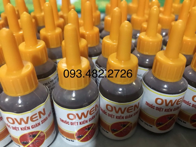 200 lọ thuốc diệt kiến gián sinh học Owen