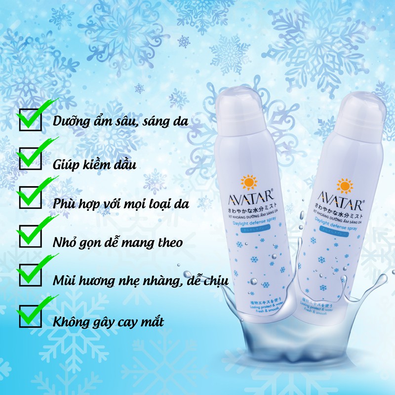 Xịt khoáng dưỡng da AVATAR 150ml | BigBuy360 - bigbuy360.vn