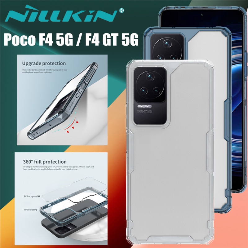 NILLKIN Ốp Điện Thoại PC+TPU Siêu Mỏng Trong Suốt Chống Sốc Cho Xiaomi Poco F4 GT 5G