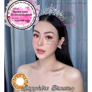 lens S.A.P.H.I.R.E nâu full cận 0-6 độ