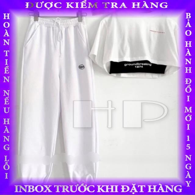 Sét 2 áo crt+ quần dài bo gấu SPUN BTO968 phanngoc