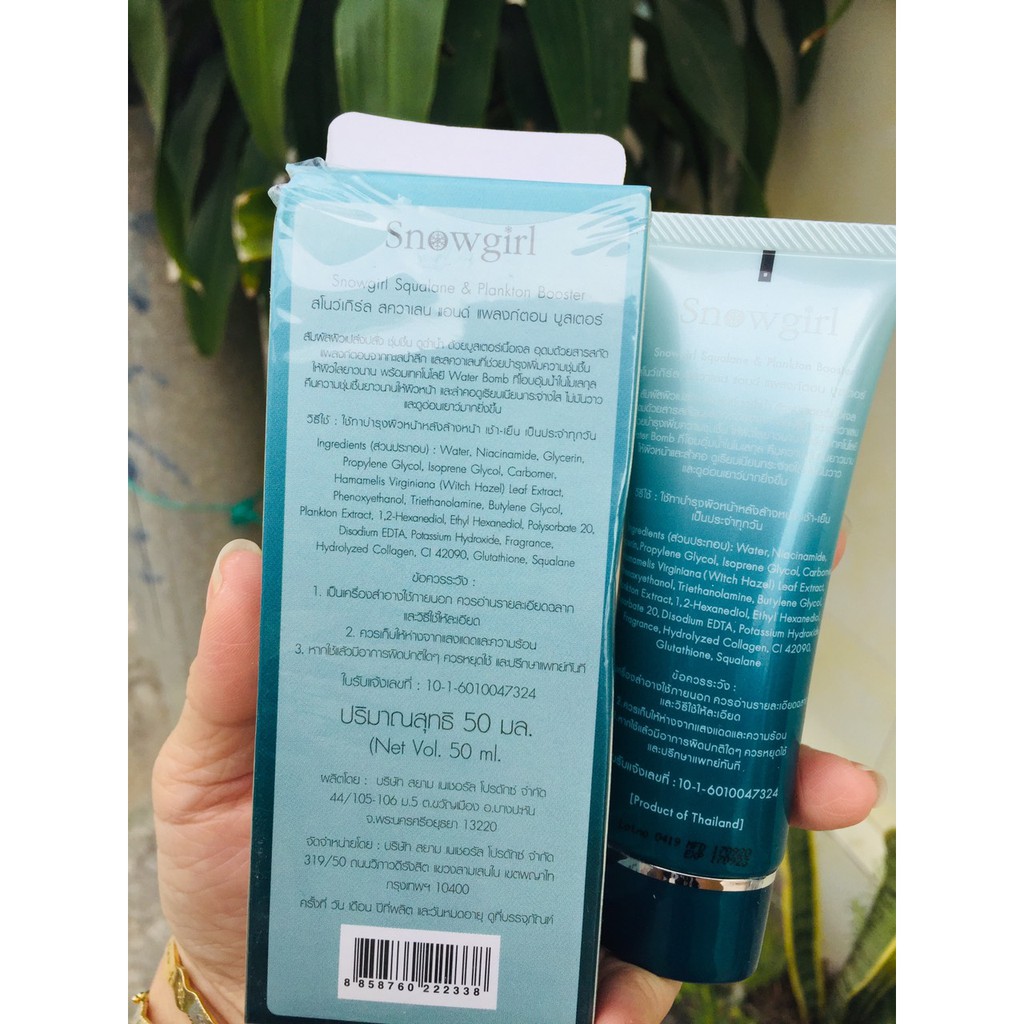 SERUM VI TẢO BIỂN SNOWGIRL THÁI LAN