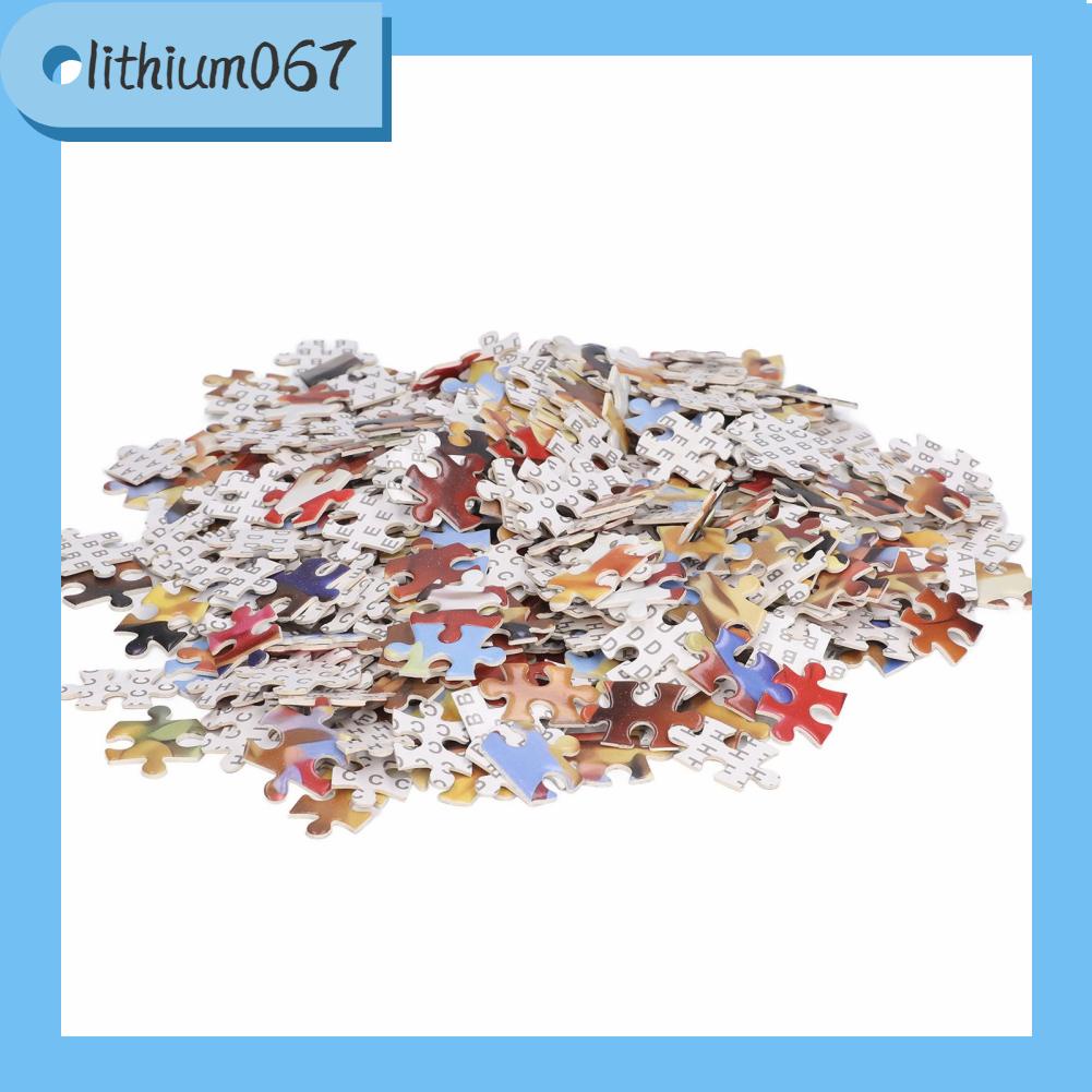 Lithium067 1000 cái Mô hình con chó Xếp Câu đố Gia đình Dễ thương Phim hoạt Thú cưng Trò chơi Đồ Giáo dục cho Trẻ em Người lớn
