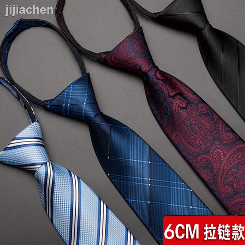 ۞Cà vạt thắt sẵn kích thước 6cm kiểu dáng thanh lịch cho nam đeo khi đi dự tiệc cưới