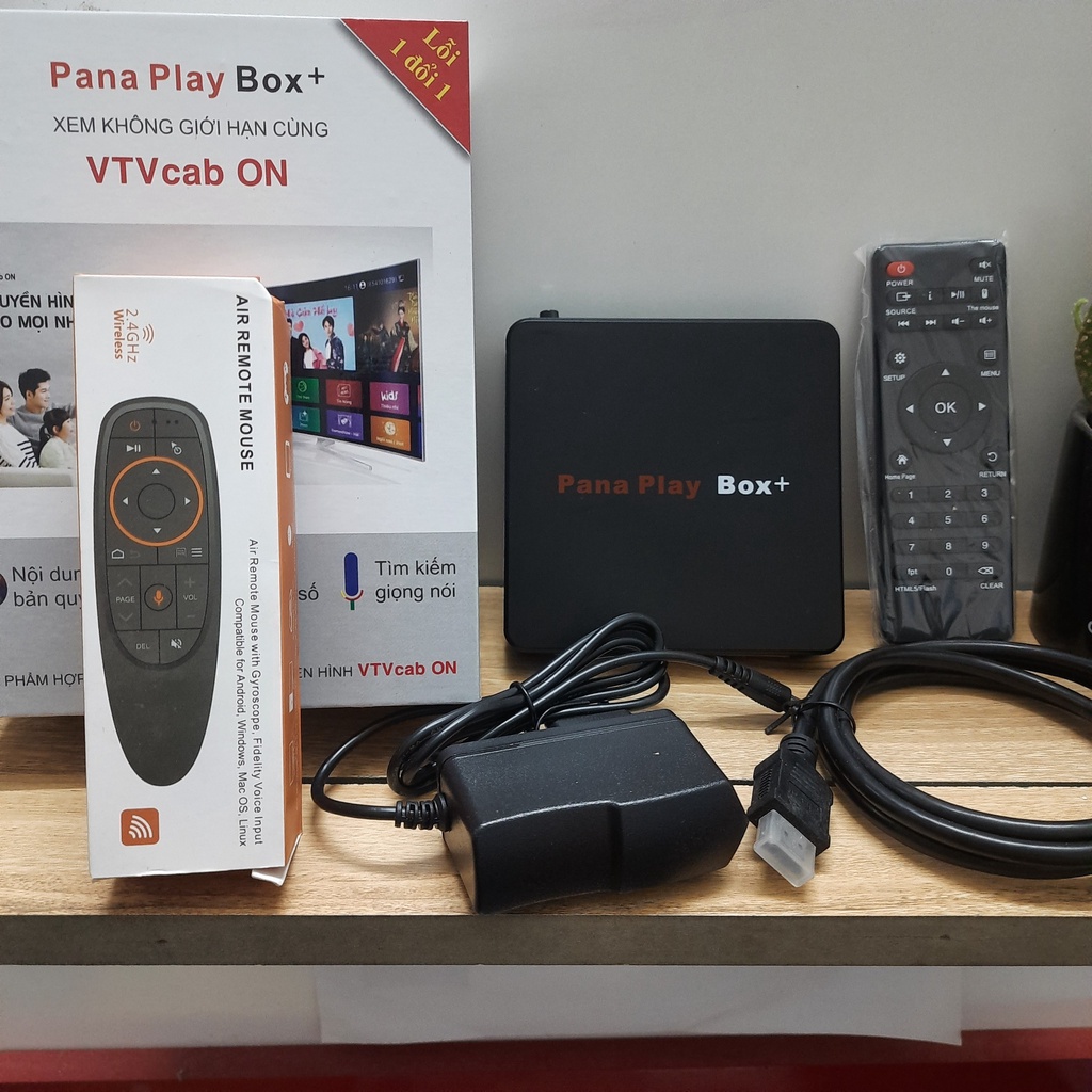 [CHÍNH HÃNG] Tivi box PANA PLAY BOX RAM 4GB ROM 32GB Xem Truyền Hình Phim Ca Nhạc Hoạt Hình