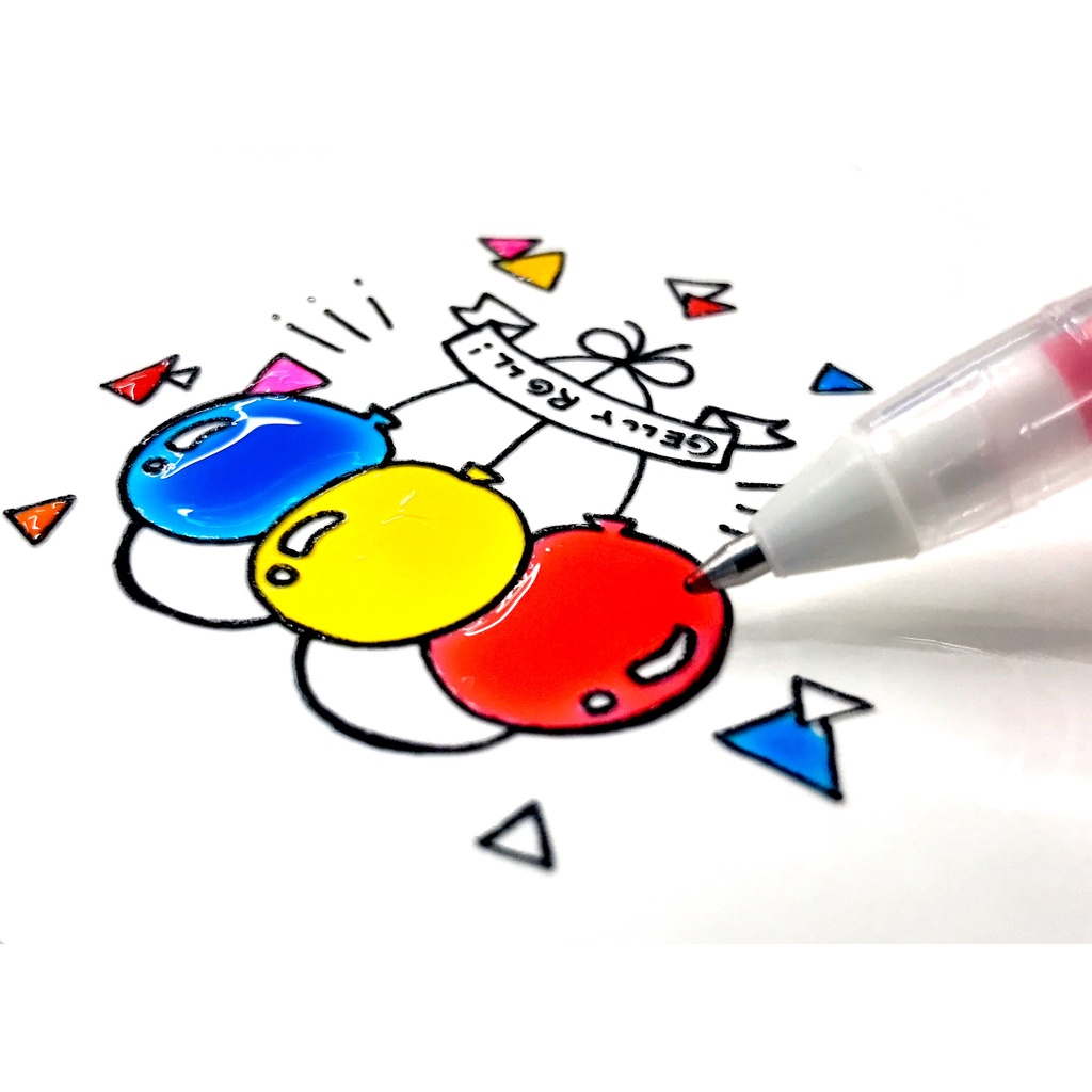 Bút bi Gel mực nổi 3D, bóng sáng để vẽ trang trí Sakura Gelly Roll Glaze - Ngòi 0.6mm