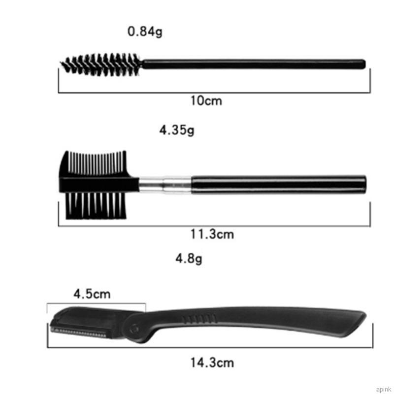 [Hàng mới về] Bộ 3/4/6 món dụng cụ dao kéo tạo hình lông mày