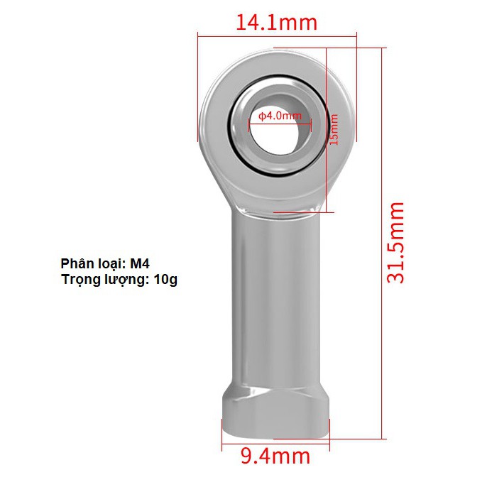 Khớp cầu thép 3mm 4mm