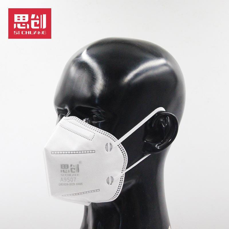 ✌Khẩu trang chắc chắn ST-A9507 băng tai chống bụi và khói PM2.5 đánh bóng công nghiệp Mặt nạ KN95