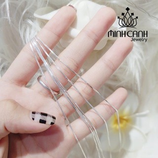 Dây Chuyền Bạc 925 Loại Trơn Không Kèm Mặt Dây Dạng Nhuyễn Mảnh