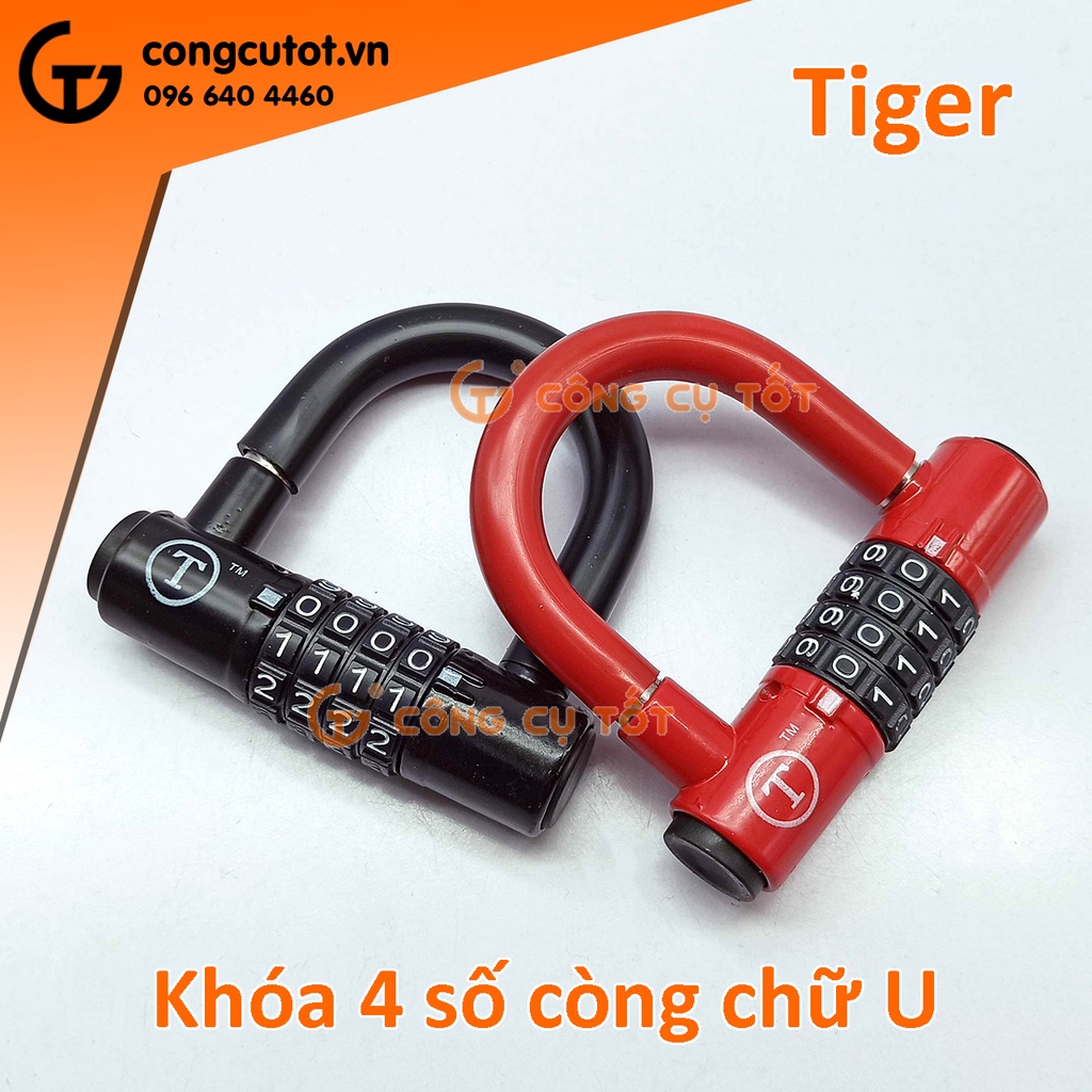 Khóa 4 số chữ U mini