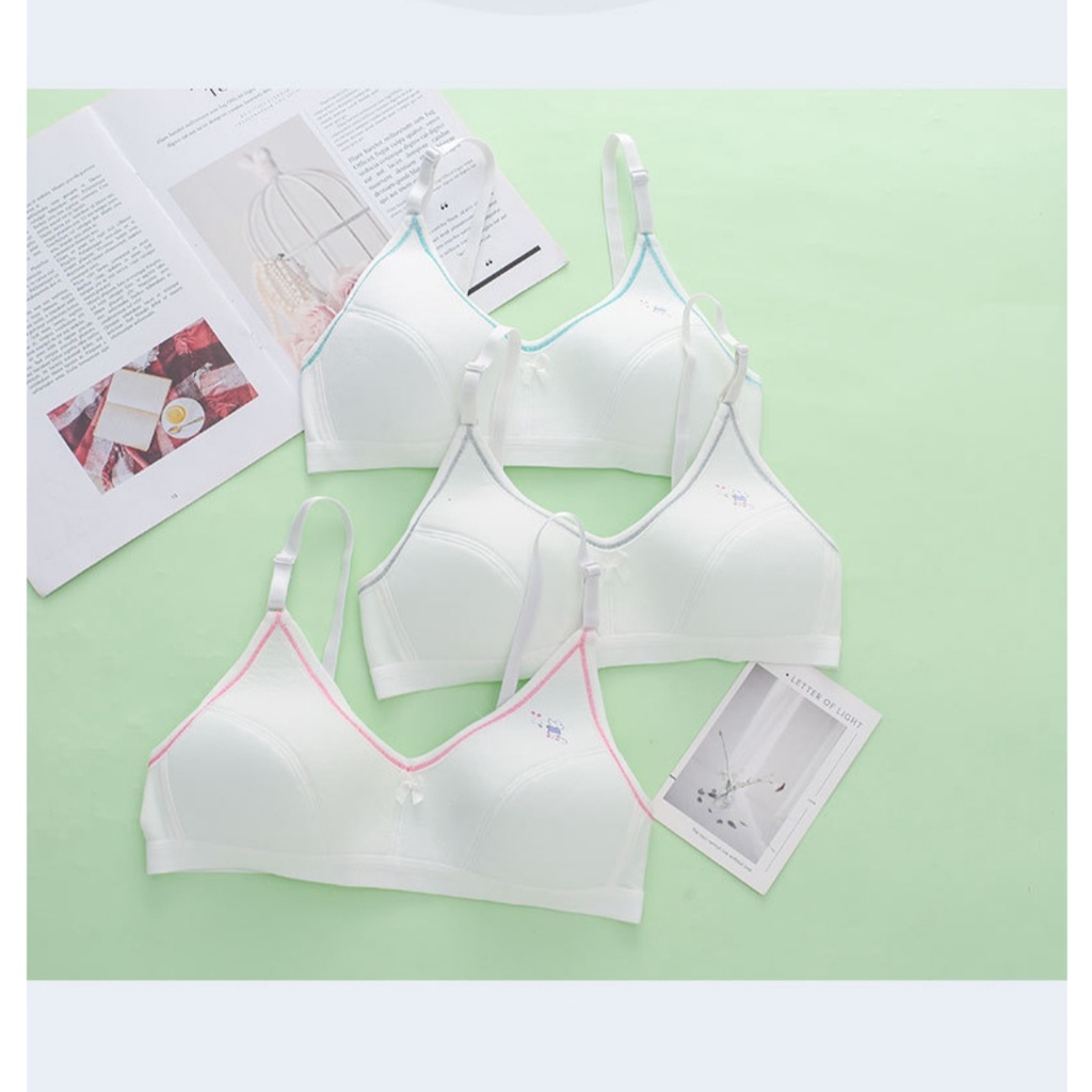 Áo ngực nữ sinh không gọng có móc cài sau lưng cho bé gái từ 30-50kg