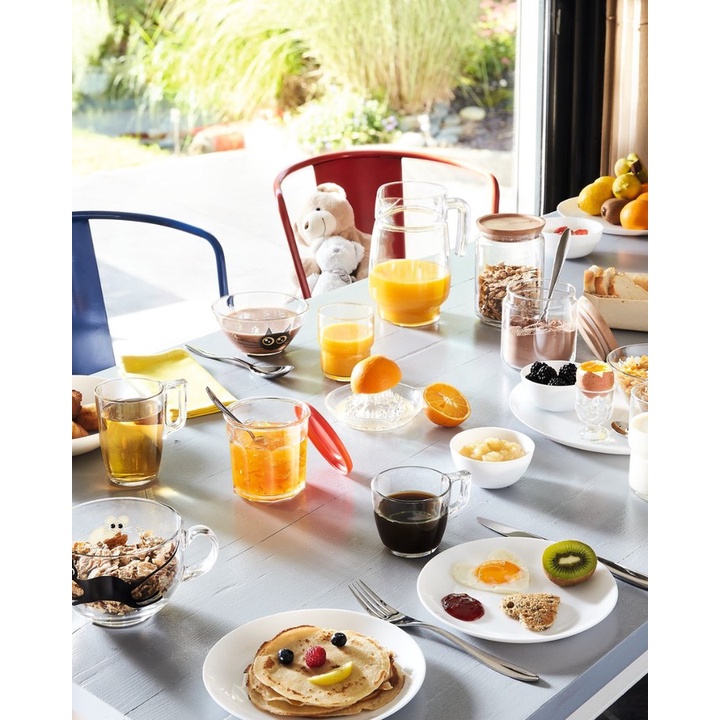 Bộ đĩa  Luminarc Diwali thủy tinh 12 chi tiết- DW12A, thủy tinh cường lực, dùng trong lò vi sóng và máy rửa bát