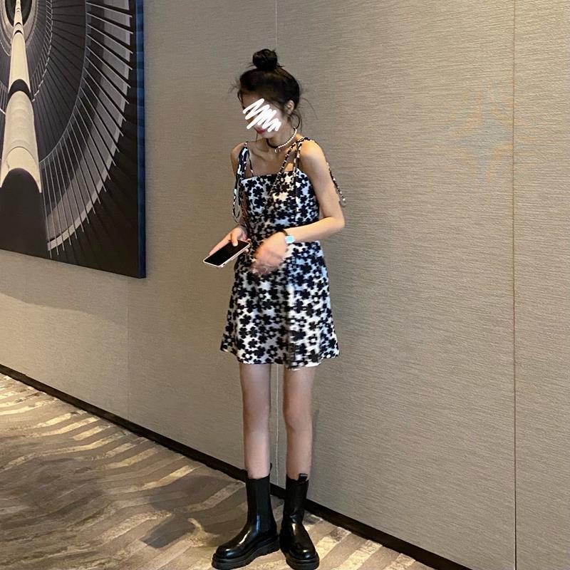 Đầm Hai Dây Họa Tiết Hoa Thời Trang Mùa Hè Quyến Rũ Cho Nữ | BigBuy360 - bigbuy360.vn