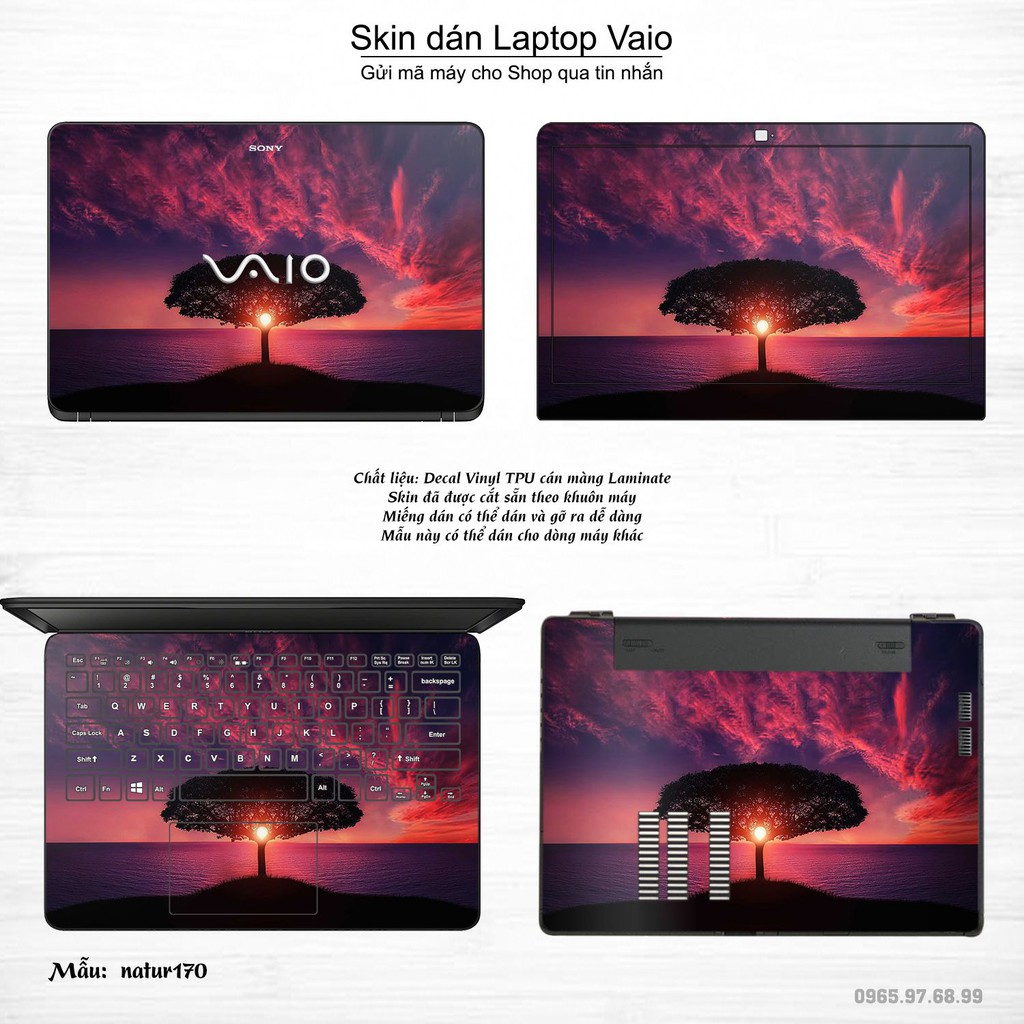 Skin dán Laptop Sony Vaio in hình thiên nhiên _nhiều mẫu 6 (inbox mã máy cho Shop)