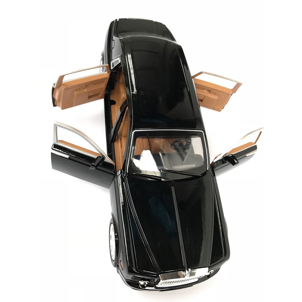 Xe mô hình tĩnh Rolls Royce Phantom tỉ lệ 1:24 khung thép, sơn tĩnh điện màu Đen