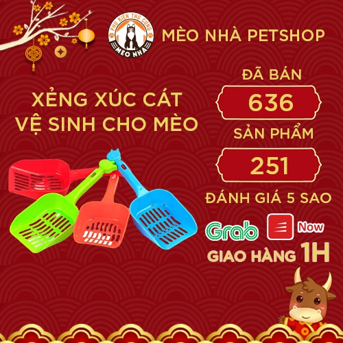 [Giao Nhanh] Xẻng xúc cát vệ sinh cho mèo , hamster luca222