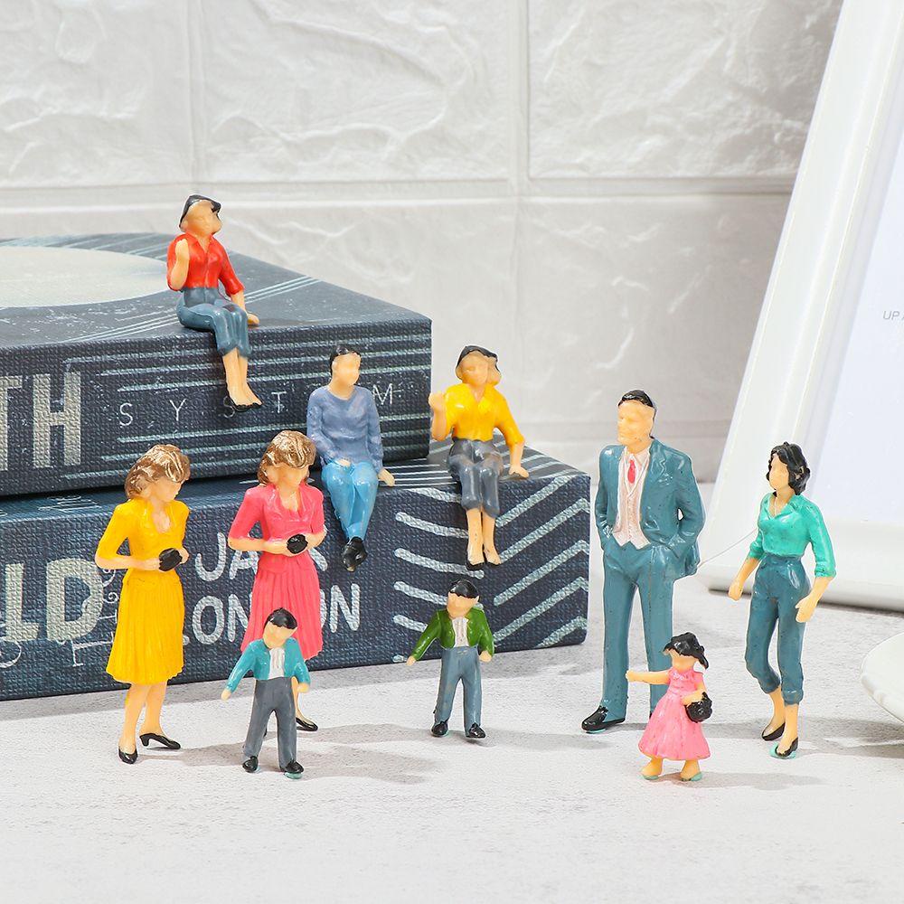 SUSANS 10 Mô Hình Người Bằng Nhựa ABS 1: 25 / 1: 30 Trang Trí Nhà Búp Bê