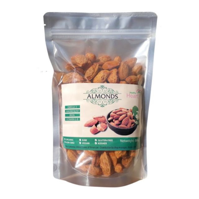 500g Hạnh nhân Mỹ rang bơ | BigBuy360 - bigbuy360.vn