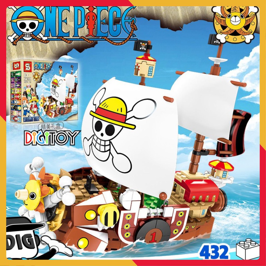 ảnh Thật Lego One Piece Thuyền Thousand Sunny Sy6299 đồ Chơi Lắp Rap 432 Mảnh Mo Hinh One Piece Gia Cạnh Tranh