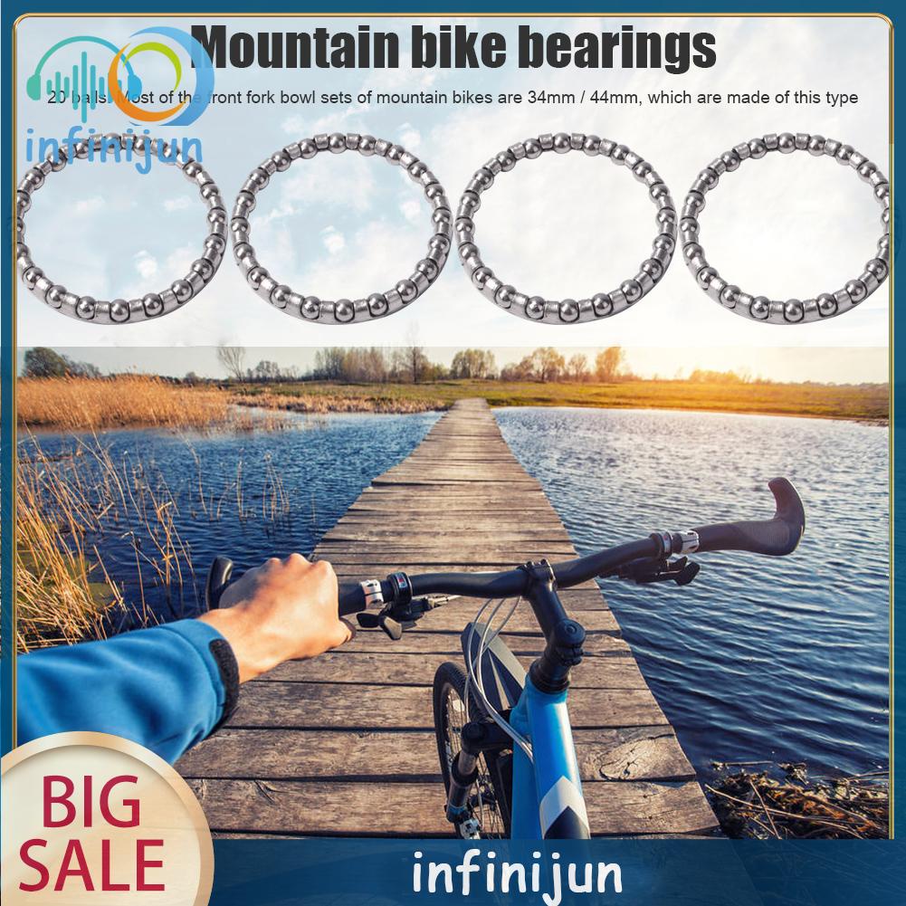 Set 10 Vòng Bi Cho Phuộc Xe Đạp 34 / 44mm