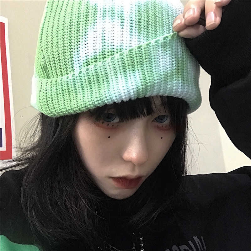 Mũ Len Dệt Kim Ngắn Nhuộm Màu Thời Trang 227738Mũ Len Nam Nữ Ấm Áp Bằng Da