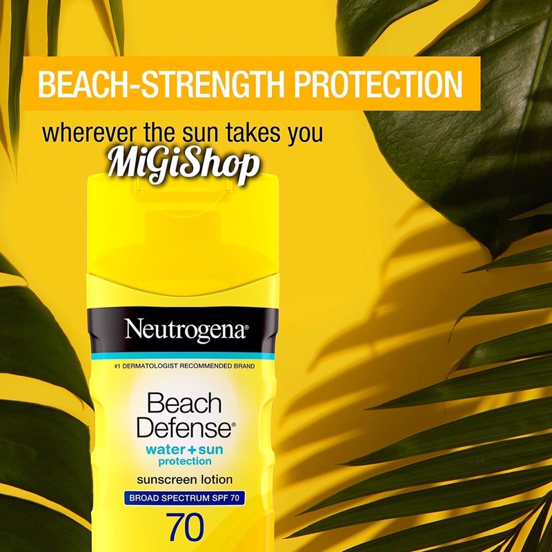 [Hàng Mỹ] Kem Chống Nắng Đi Biển Neutrogena Beach Defense Sunscreen 198ml