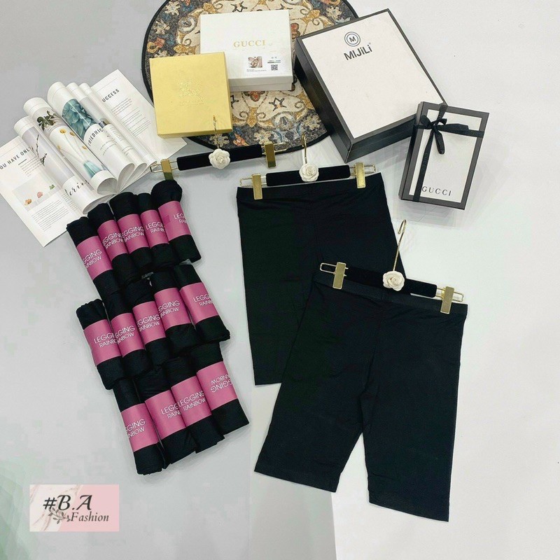 Quần Legging Đùi Rainbow Chất Đẹp Loại 1, Legging Thái Mềm | BigBuy360 - bigbuy360.vn