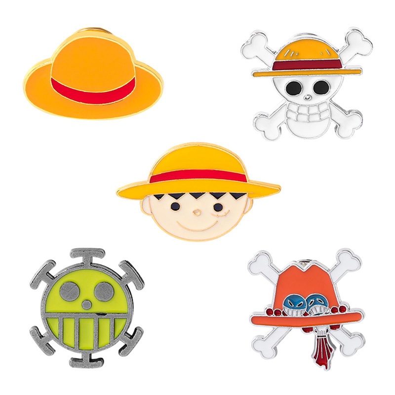 Wy 1 Trâm Cài Áo Hình Anime One Piece Làm Quà Tặng Hóa Trang