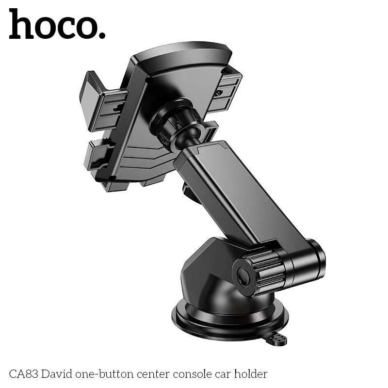 Giá đỡ điện thoại trên ôtô Hoco CA83, kẹp giữ trên Táp lô, bảng điều khiển hoặc kính