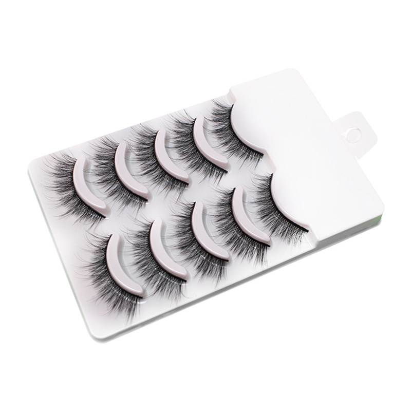 Set 5 Cặp Lông Mi Giả 3D Dài Tự Nhiên Dùng Hóa Trang