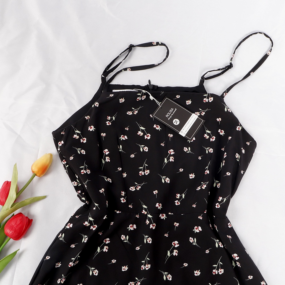 Đầm hai dây hoa nhí dễ thương Rolisa RD003