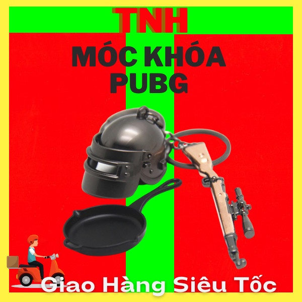 Móc Khóa Pubg thép chống rỉ