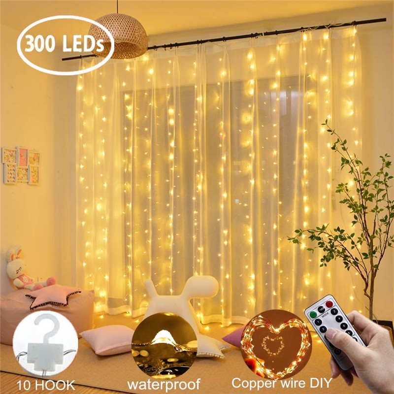 Dây đèn LED dài 3m đẹp mắt trang trí cho nhà cửa