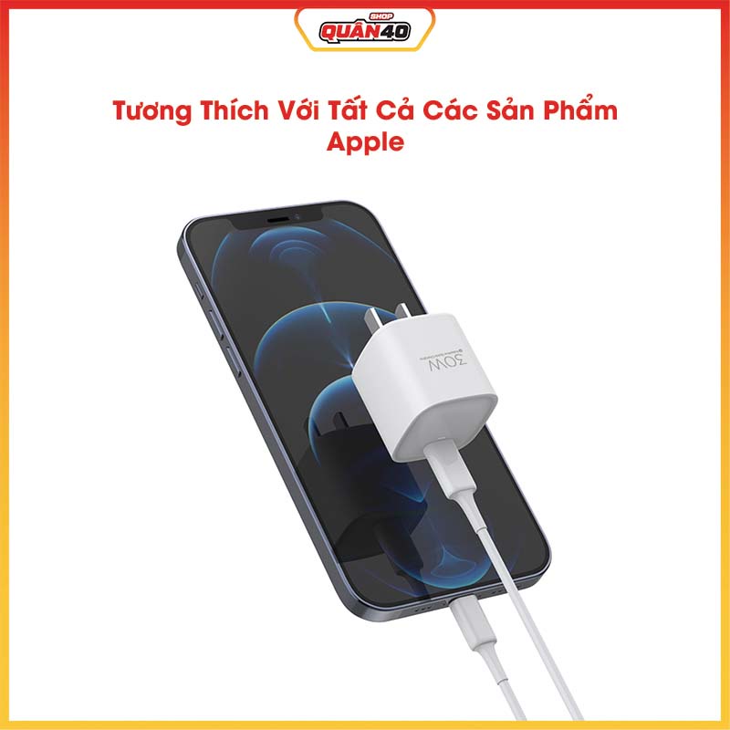 Củ Sạc Nhanh Pisen Quick Ice Crystal PD Công Suất 30W  - Bảo Hành 18 Tháng